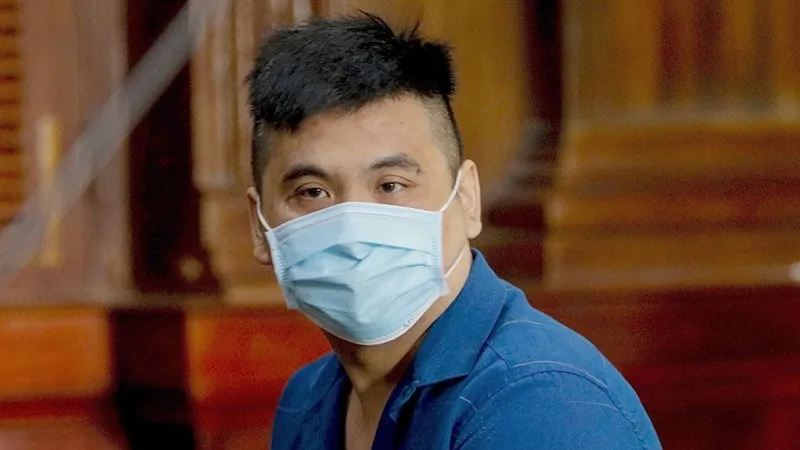 Nguyễn Trần Hoàng Phong tại tòa. Ảnh: NGUYỆT NHI Nguyễn Trần Hoàng Phong tại tòa. Ảnh: NGUYỆT NHI