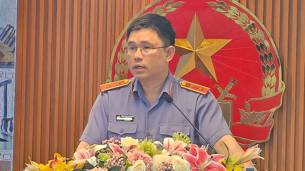 Viện trưởng VKSND TP.HCM Nguyễn Đức Thái. Ảnh: SONG MAI