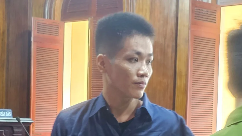 Bị cáo Phạm Thanh Tiến tại tòa. Ảnh: SONG MAI Bị cáo Phạm Thanh Tiến tại tòa. Ảnh: SONG MAI