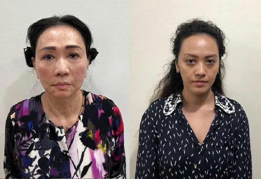 Bà Trương Mỹ Lan và cháu ruột Trương Huệ Vân Trương Mỹ Lan