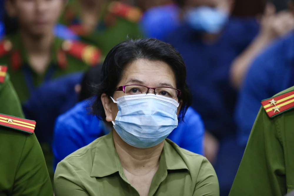 Bị cáo Đỗ Thị Nhàn. Ảnh: HOÀNG GIANG đỗ thị nhàn vạn thịnh phát