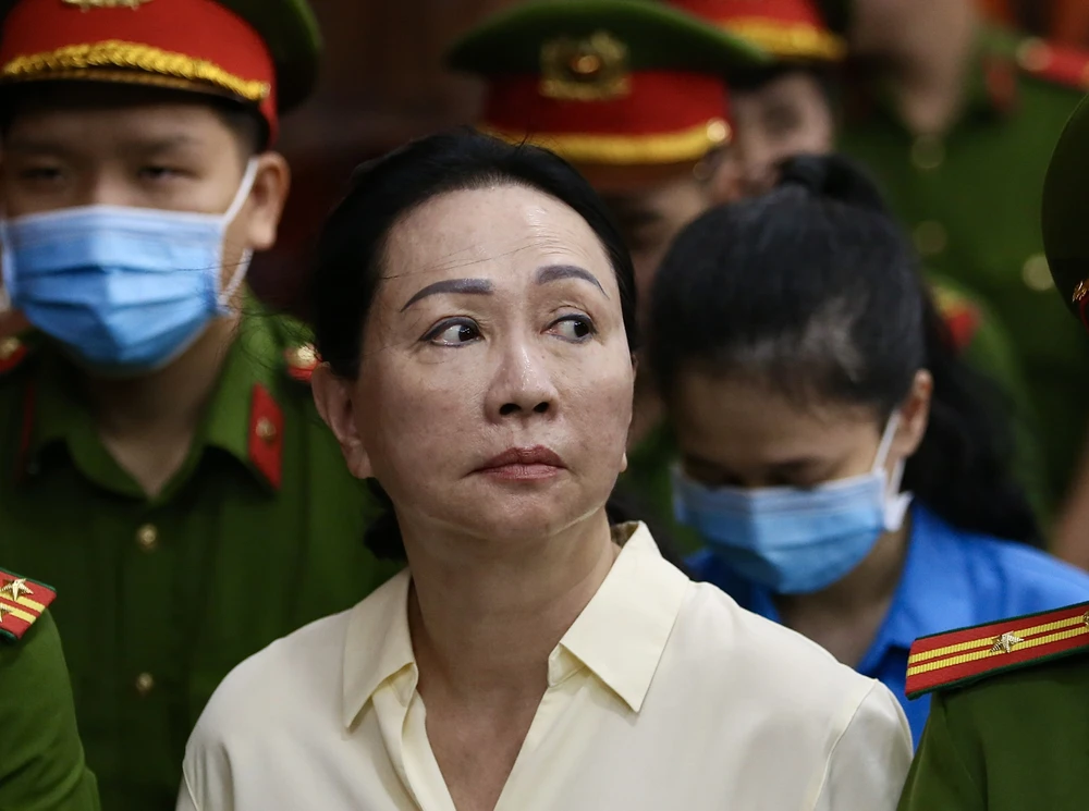 Bị cáo Trương Mỹ Lan. Ảnh: HOÀNG GIANG Trương Mỹ Lan