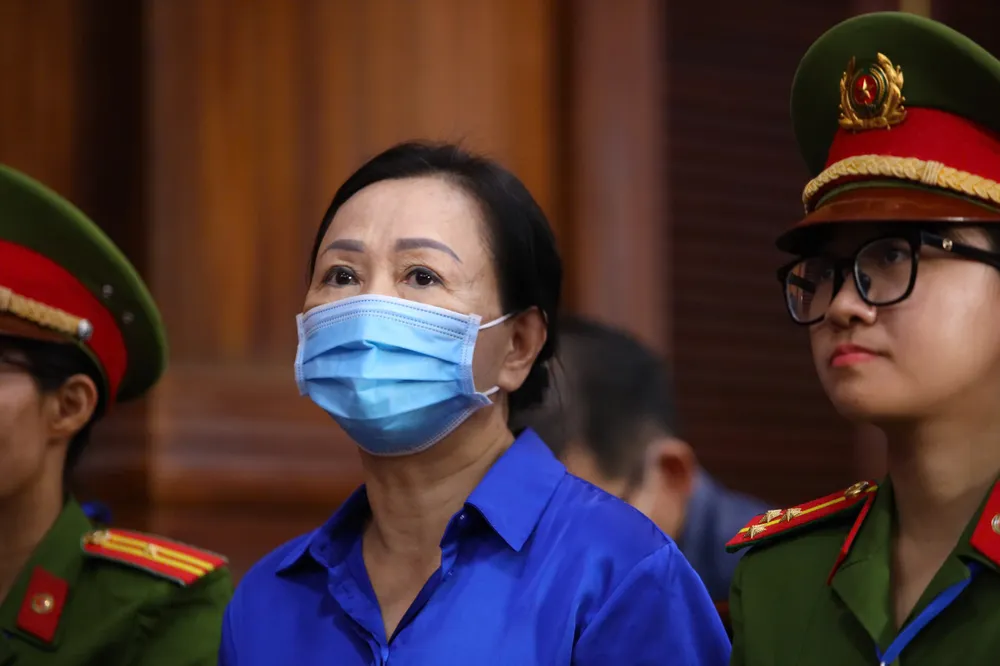 Bị cáo Trương Mỹ Lan. Ảnh: NGUYỆT NHI