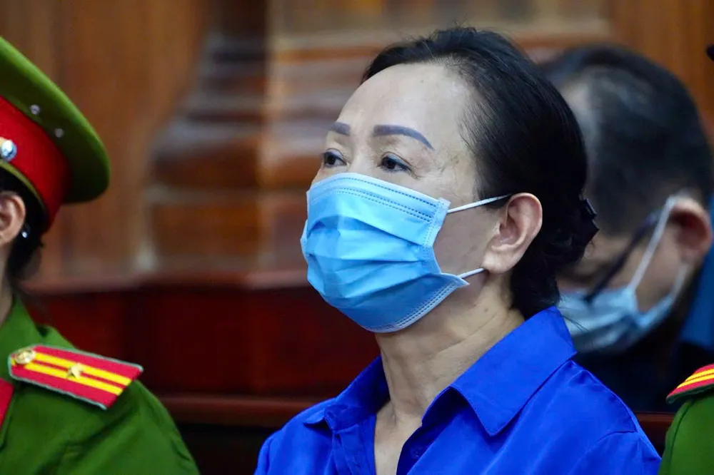 Bị cáo Trương Mỹ Lan. Ảnh: HOÀNG GIANG Bị cáo Trương Mỹ Lan.jpg