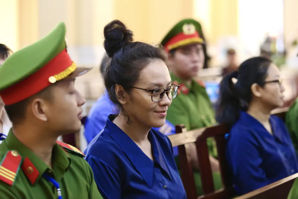 Bị cáo Trương Huệ Vân. Ảnh: HOÀNG GIANG Trương Huệ Vân .jpg