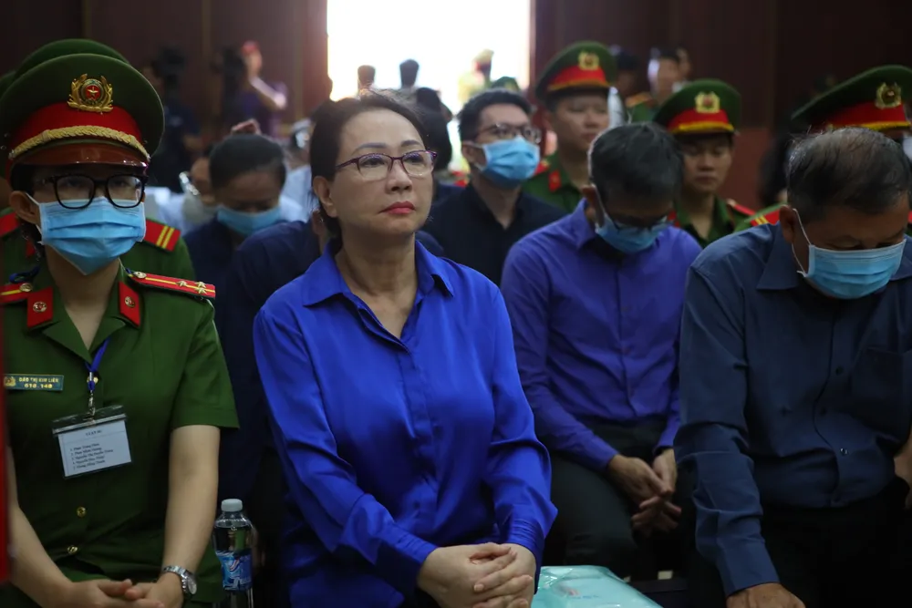 Bị cáo Trương Mỹ Lan. Ảnh: NGUYỆT NHI Truong My Lan.JPG