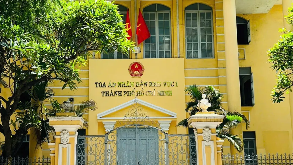 Trụ sở chính TAND khu vực 1 - TP.HCM. Ảnh: NT TAND khu vực