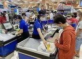Chùm ảnh: Siêu thị, cửa hàng ở TP.HCM dồi dào hàng hóa