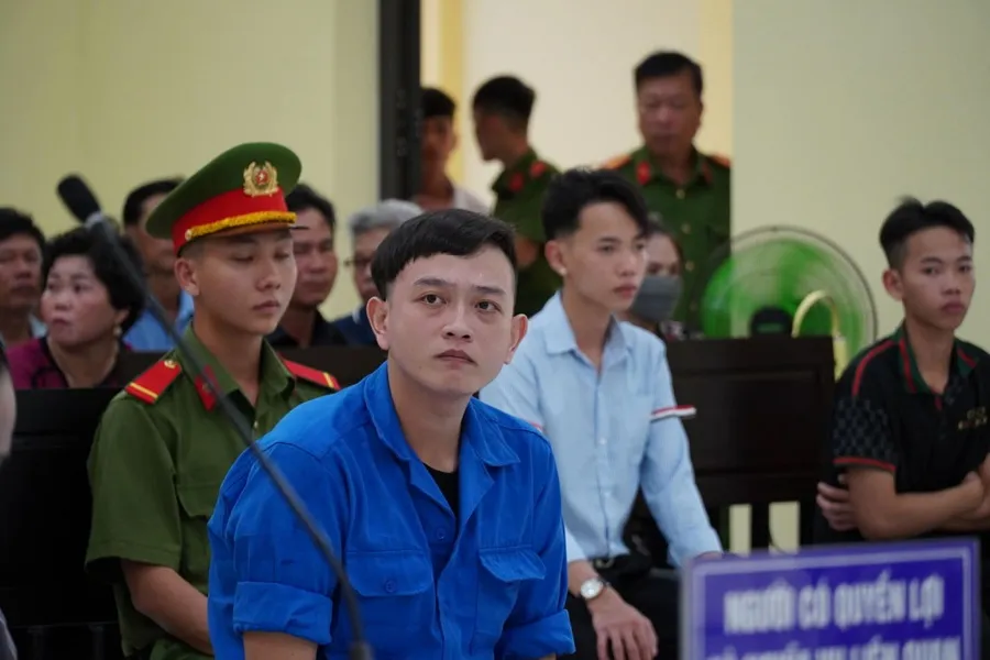 Bị cáo Bùi Vũ Khoa đã giết cả nhà 3 người bên vợ gây phẫn nộ dư luận thời gian qua. Ảnh: CTV Giết cả nhà 1.jpg
