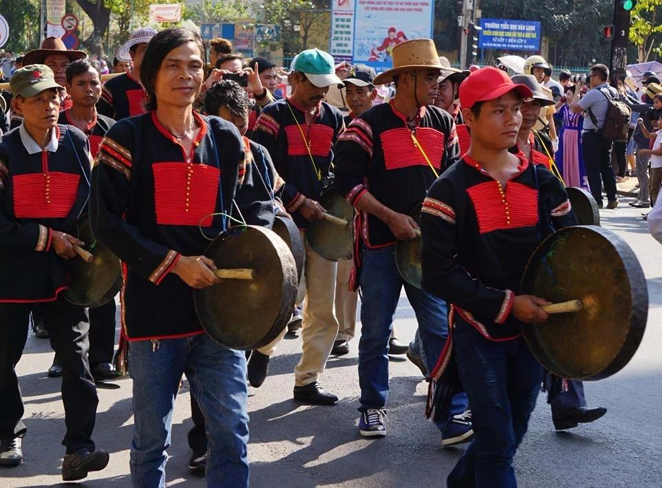 Các nghệ sĩ cồng chiêng - biểu tượng của văn hóa các dân tộc Tây Nguyên