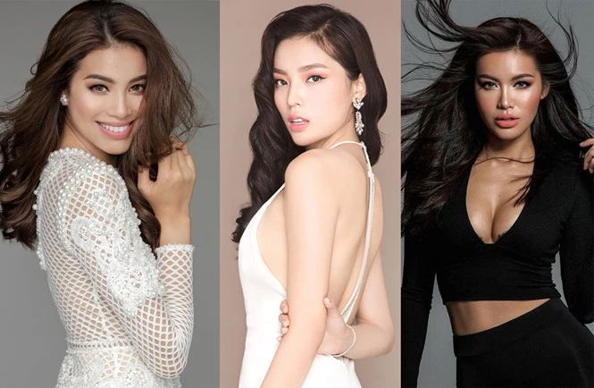 Phạm Hương, Kỳ Duyên và Minh Tú làm HLV 'The Look' mùa đầu tiên /// Ảnh: BTC