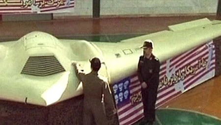 Một chiếc máy bay không người lái RQ-170 của Mỹ bị Iran bắt giữ.