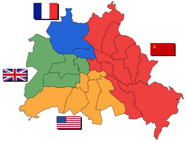 Sơ đồ phân chia khu chiếm đóng ở Berlin