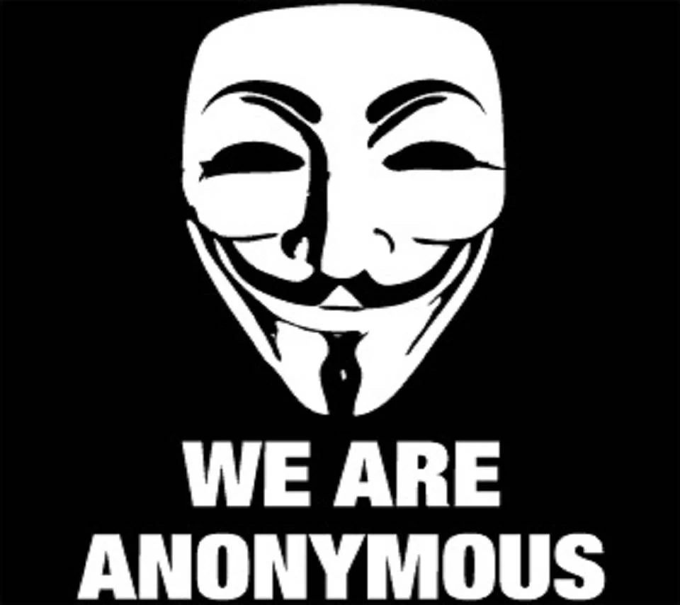 Biểu tượng Guy Fawkes của nhóm Anonymous