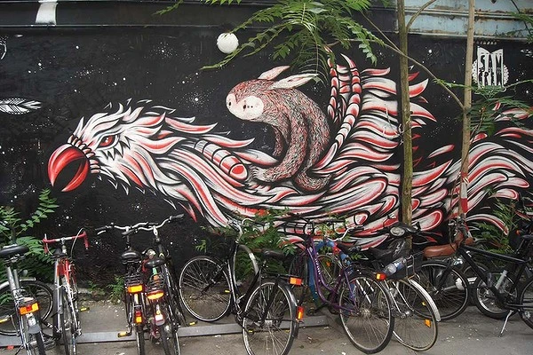 Nghệ thuật đường phố ở Berlin ảnh 1