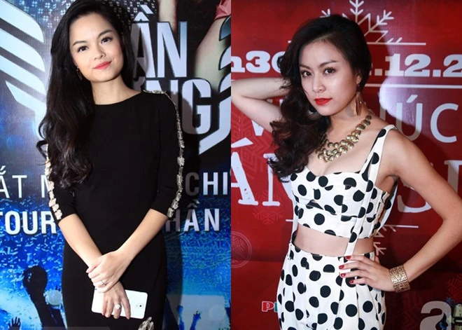 1. Phạm Quỳnh Anh và Hoàng Thùy Linh Phạm Quỳnh Anh và Hoàng Thùy Linh được nhiều người nhận xét trông ngày càng có nhiều nét giống nhau từ gương mặt bầu bĩnh đến nụ cười tươi tắn.