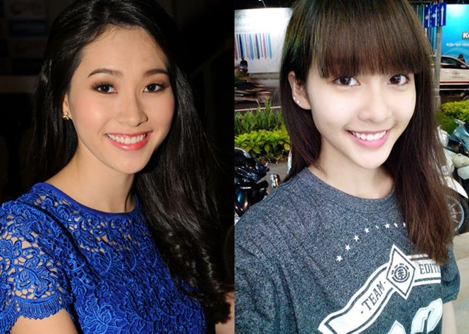 So với các trường hợp giống nhau trong showbiz Việt, Khả Ngân và Hoa hậu Đặng Thu Thảo được nhận xét là giống nhất. Nếu không biết lý lịch của cả hai, nhiều người sẽ nhầm lẫn họ là chị em trong nhà.