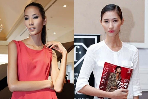 7. Hoàng Thùy và Nguyễn Hằng Next Top Model Ngay từ khi xuất hiện tại vòng casting Vietnam's Next Top Model 2013 tại khu vực phía Nam, thí sinh Nguyễn Hằng đã gây ấn tượng với giới truyền thông vì sở hữu gương mặt góc cạnh, cá tính và chiều cao nổi bật như Quán quân VNTM 2011 Hoàng Thùy.