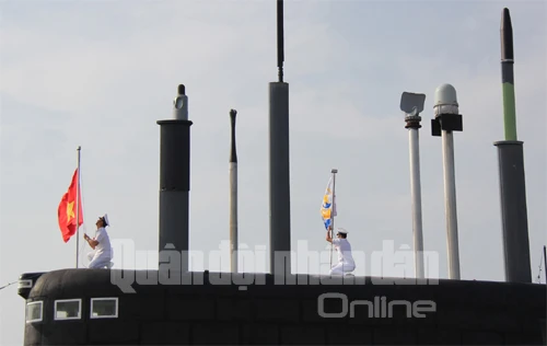 Lễ tiếp nhận Tàu ngầm HQ-182 Hà Nội ảnh 4