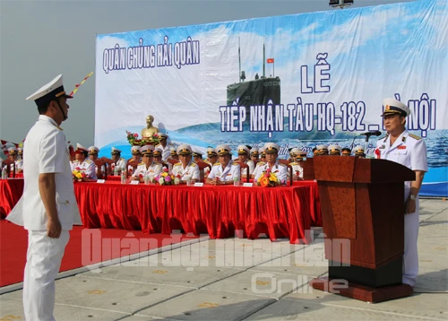 Lễ tiếp nhận Tàu ngầm HQ-182 Hà Nội ảnh 5