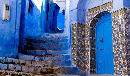 Mê cung xanh ở thị trấn cổ Chefchaouen ảnh 5