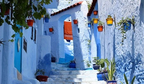Mê cung xanh ở thị trấn cổ Chefchaouen ảnh 3