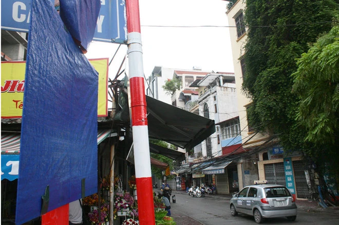 Đường Cầu Giấy ngày đầu cấm ôtô ảnh 7