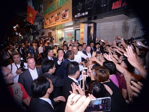 Chuyến đi của Tống thống Obama dưới ống kính PV nước ngoài ảnh 16