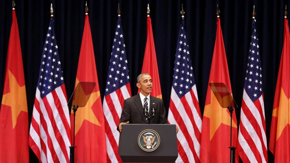 Chuyến đi của Tống thống Obama dưới ống kính PV nước ngoài ảnh 17