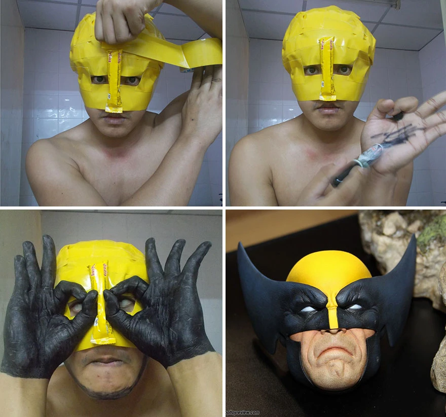 Wolverine với bàn tay đen thui