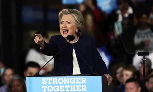 Sắc thái của Hillary và Trump xuyên suốt bầu cử Mỹ ảnh 1