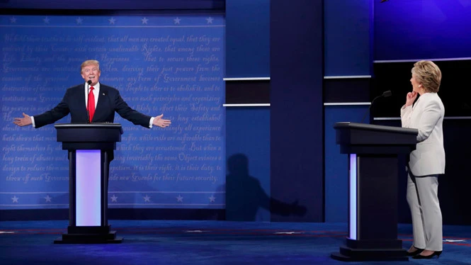 Sắc thái của Hillary và Trump xuyên suốt bầu cử Mỹ ảnh 9