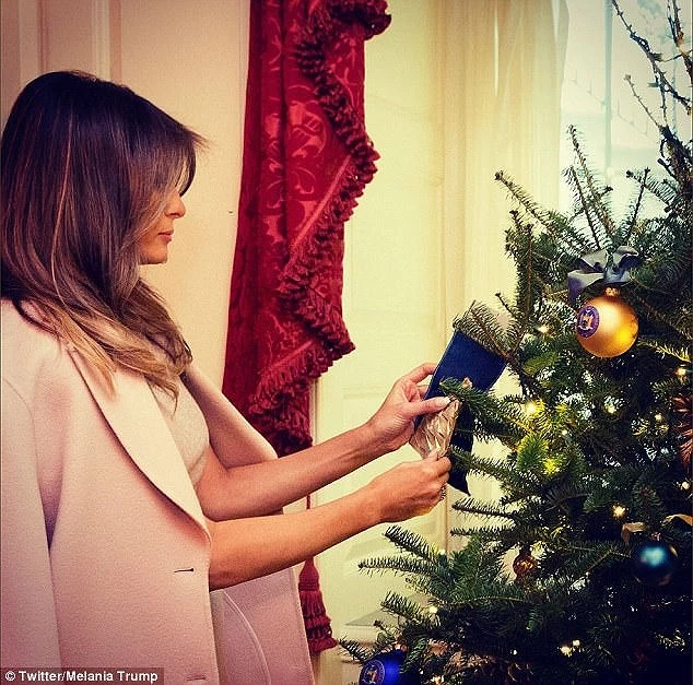 Giáng sinh đầu tiên của ông Trump tại Nhà Trắng có gì? ảnh 4