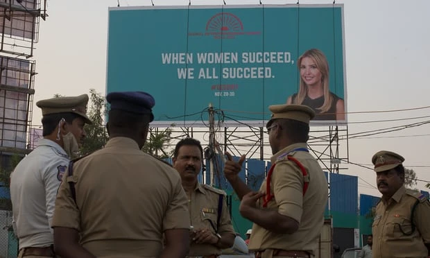 Dân Ấn Độ phát cuồng vì ái nữ Tổng thống Trump ảnh 2 Dân Ấn Độ phát cuồng vì ái nữ Tổng thống Trump ảnh 2