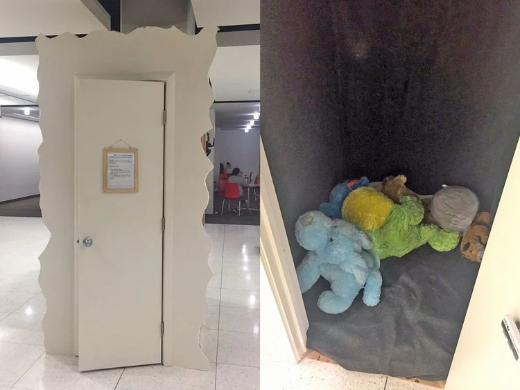 Chiếc “tủ khóc” giúp sinh viên giải tỏa stress ảnh 1