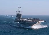Tàu sân bay Mỹ bất ngờ tiến vào Địa Trung Hải