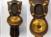 Choáng với bồn cầu 2,2 tỉ làm từ túi Louis Vuitton