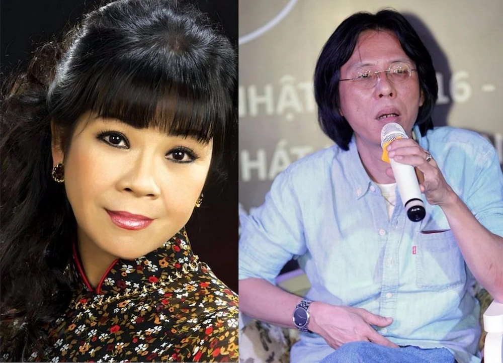 Ca sĩ Ánh Tuyết và nhạc sĩ Nguyễn Quang