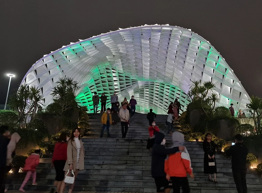 Người dân nô nức xuống phố vui xuân đón giao thừa ảnh 22