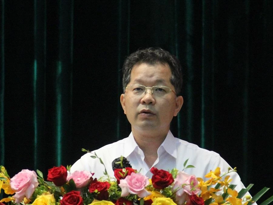 Bí thư Thành ủy, Trưởng đoàn đại biểu Quốc hội TP Đà Nẵng Nguyễn Văn Quảng. Ảnh: TẤN VIỆT