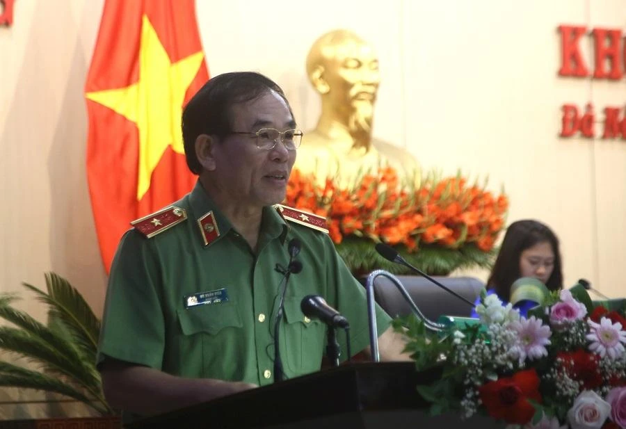 Thiếu tướng Vũ Xuân Viên, Giám đốc Công an TP Đà Nẵng. Ảnh: NGÔ QUANG