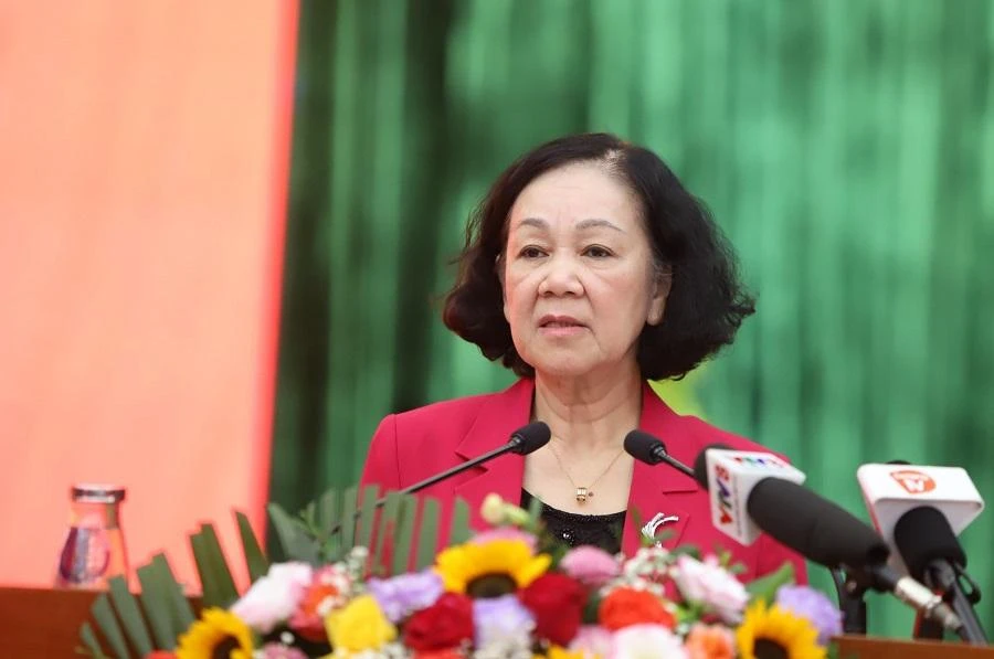 Trưởng ban Tổ chức Trung ương Trương Thị Mai. Ảnh: TẤN VIỆT