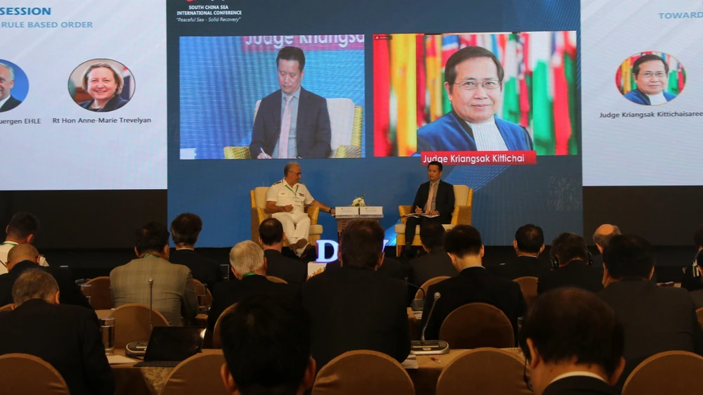 Hội thảo khoa học quốc tế về Biển Đông khai mạc tại Đà Nẵng sáng 16-11. Ảnh: TẤN VIỆT