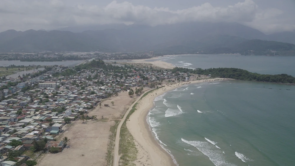 Khu vực xây dựng cảng Liên Chiểu tại Đà Nẵng. Ảnh: TẤN VIỆT