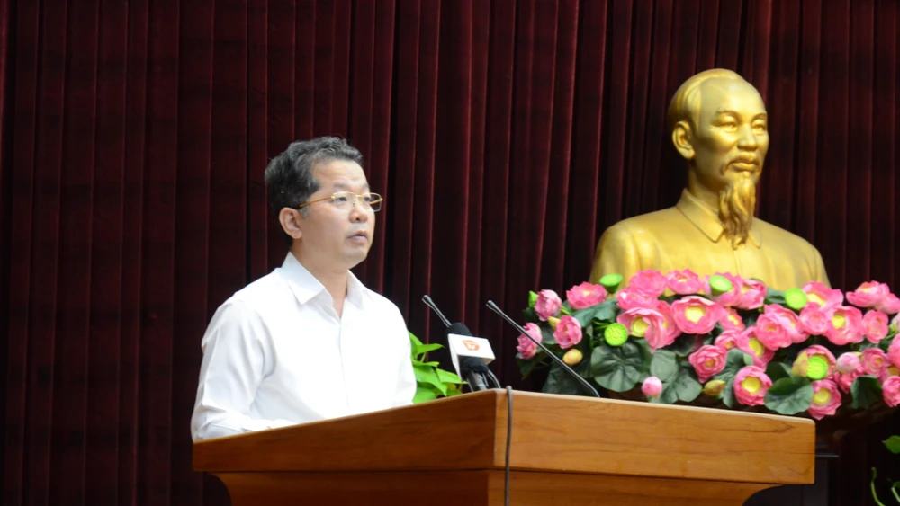 Bí thư Thành ủy Đà Nẵng Nguyễn Văn Quảng. Ảnh: QD