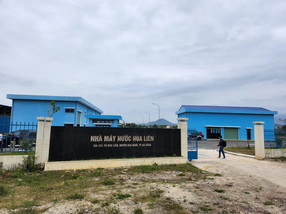 Hơn ba tuần sau lễ khánh thành, Nhà máy nước Hòa Liên vẫn chưa thể vận hành. Ảnh: TẤN VIỆT