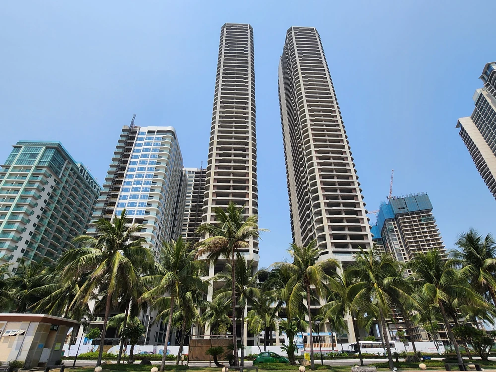 Dự án Tháp CT1&amp;CT2 - Đà Nẵng Times Square do Công ty cổ phần Kim Long Nam làm chủ đầu tư. Ảnh: TẤN VIỆT