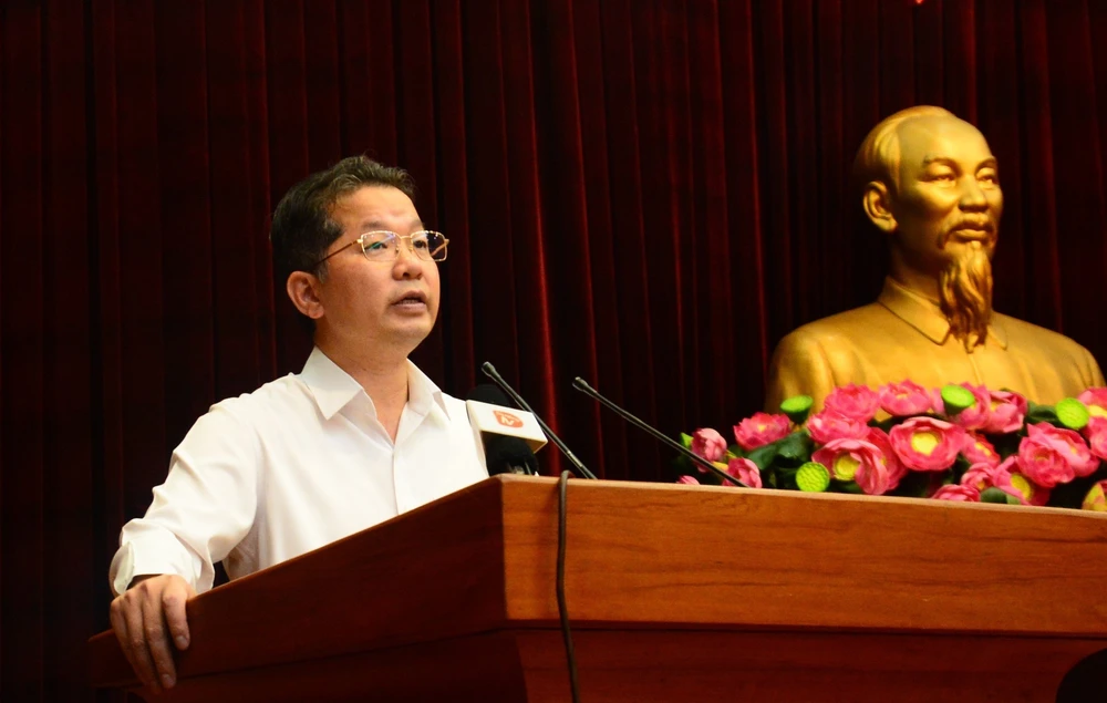 Bí thư Thành ủy Đà Nẵng Nguyễn Văn Quảng. Ảnh: TH Bí thư Thành ủy Đà Nẵng Nguyễn Văn Quảng. Ảnh: TH