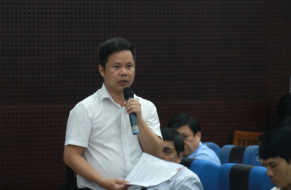 Phó giám đốc Sở KH&amp;ĐT Đà Nẵng Lê Minh Tường. Ảnh: TẤN VIỆT