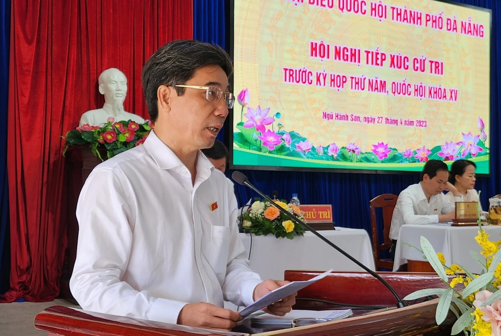 Phó Trưởng đoàn chuyên trách Đoàn ĐBQH TP Đà Nẵng Trần Chí Cường. Ảnh: TẤN VIỆT